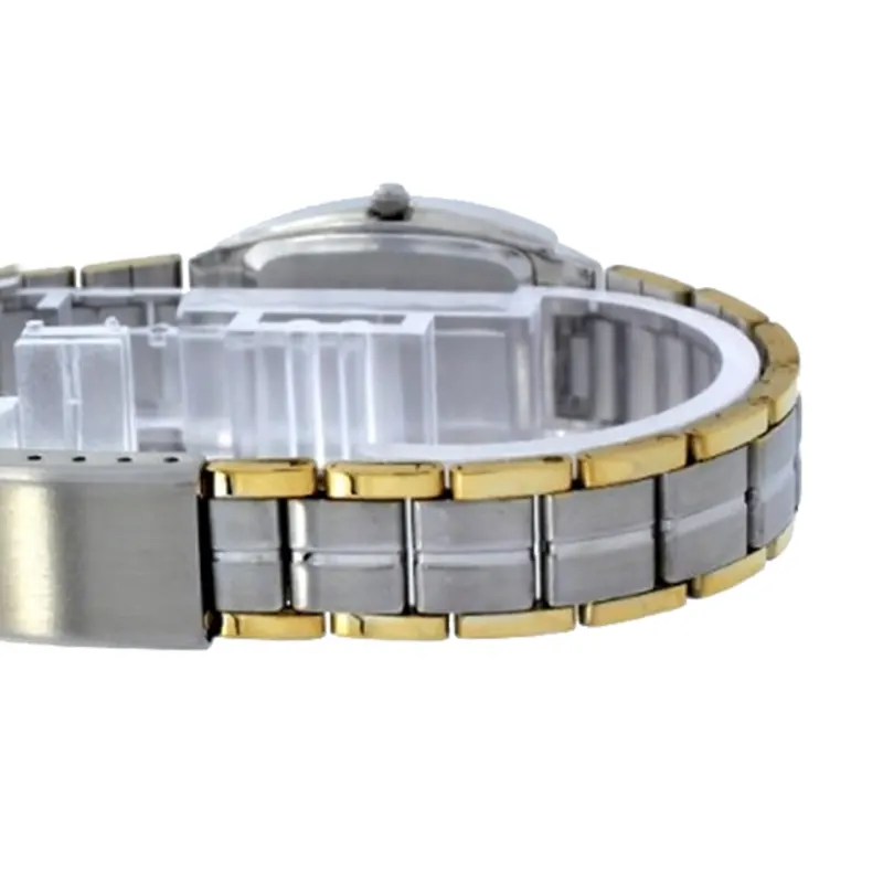 Q&Q Quartz White Dial Silver-tone Ladies Watch- Q693J404Y